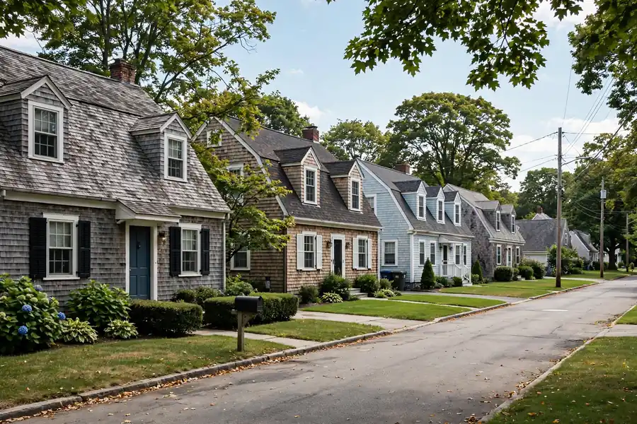 Post-war cape homes in Melrose, Sayreville, NJ