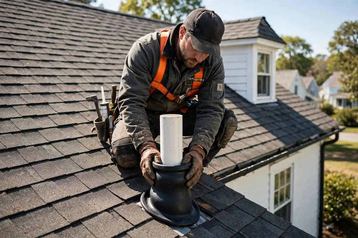 Pipe boot repair in Melrose, NJ