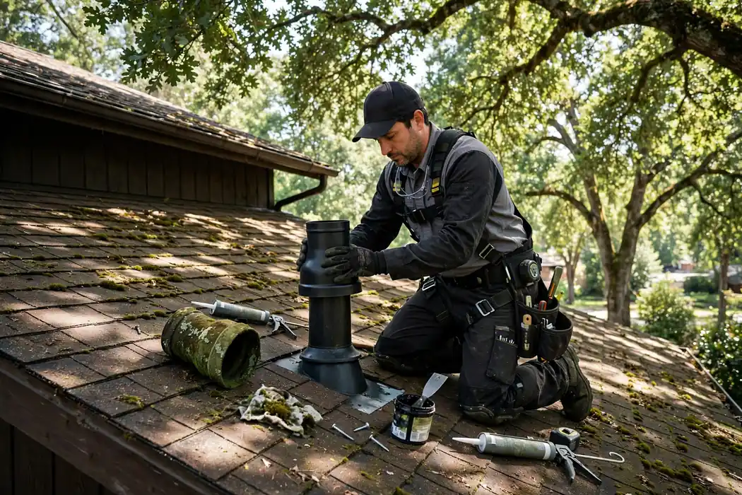 Pipe boot repair in Sayre Woods, NJ