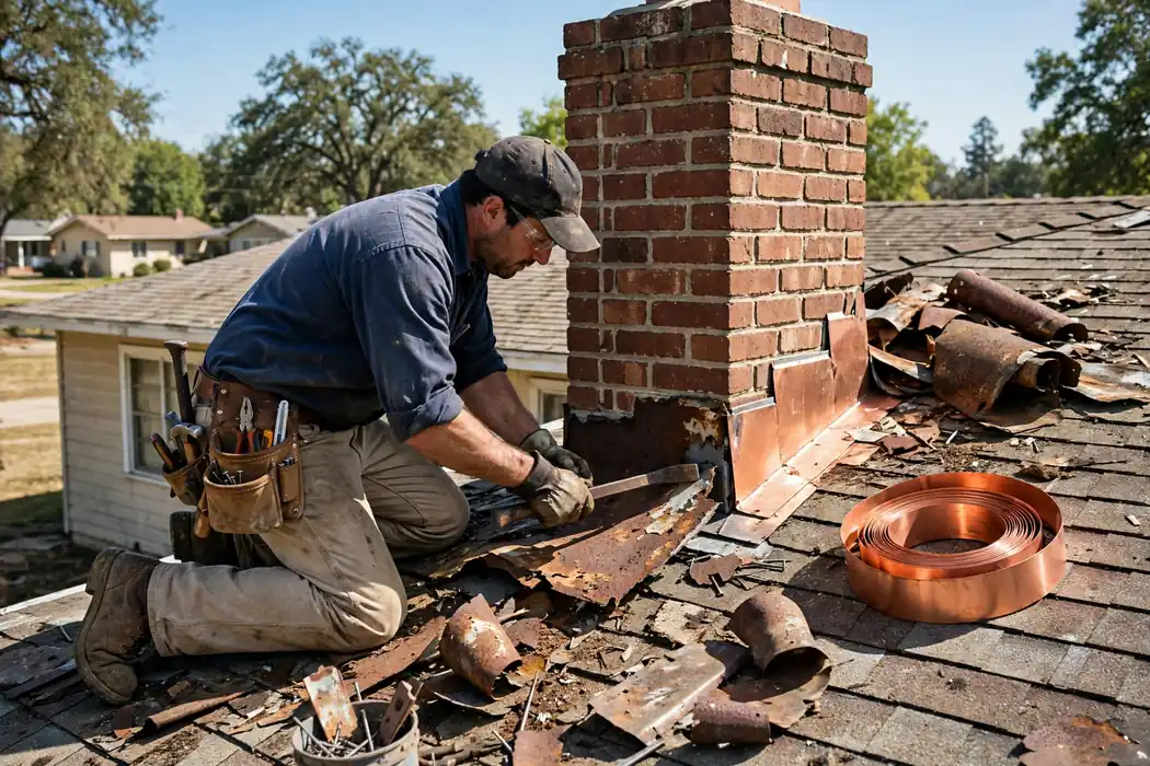 Reparación de flashes de chimenea en Ernston, NJ