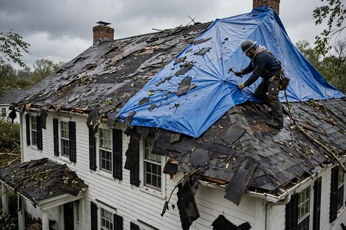 Reparación de fugas de emergencia en el puente antiguo, NJ