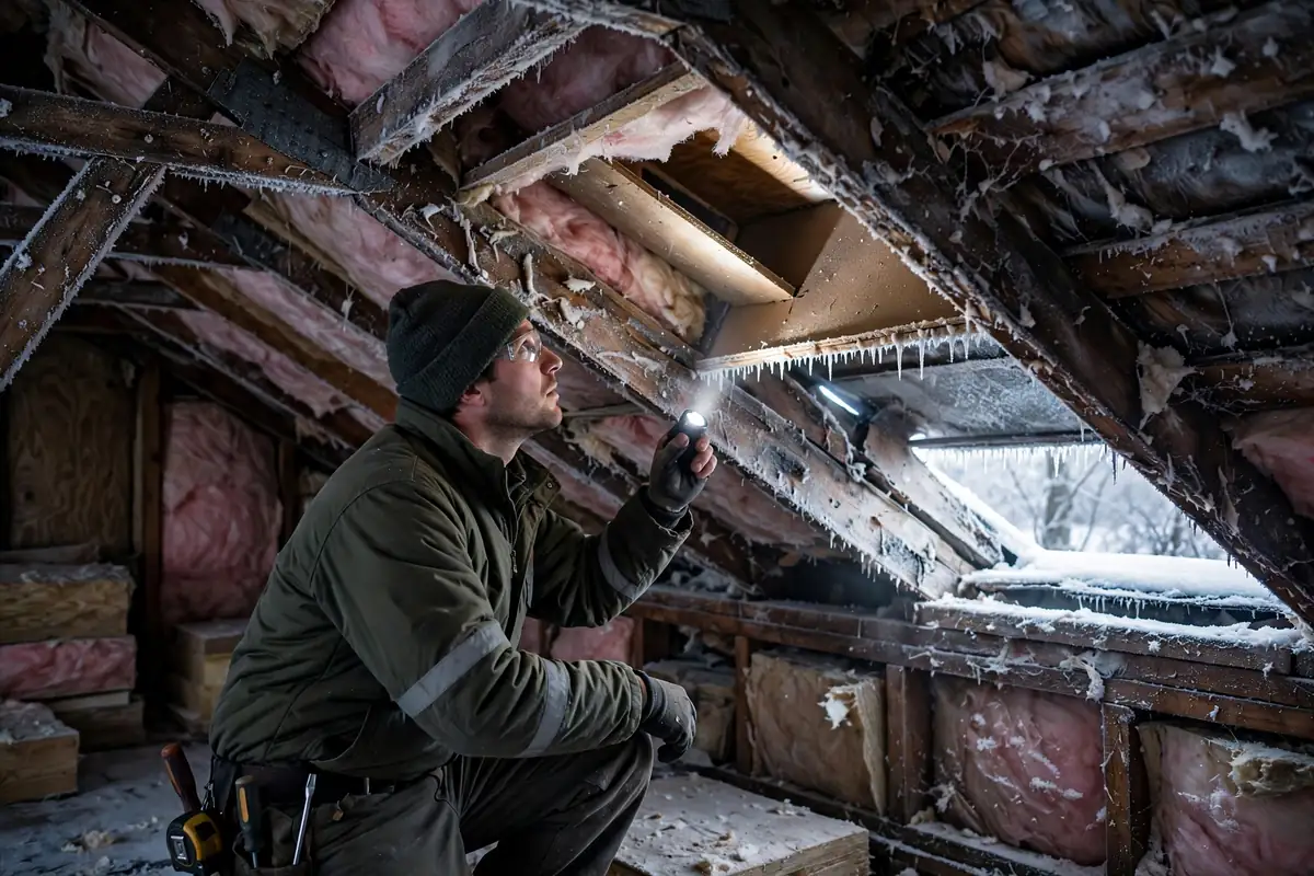 Reparación de las fugas de hielo en Ernston, NJ