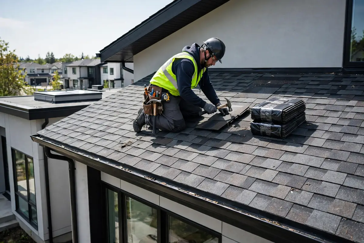Reparación de filtraciones en techo Shingle en Parlin, NJ