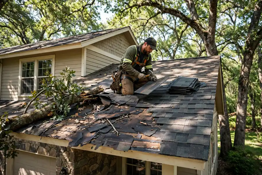 Reparación de filtraciones en techo Shingle en Sayre Woods, NJ