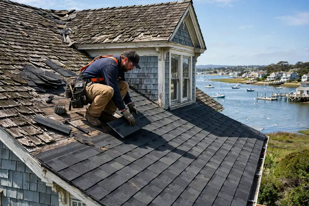 Reparación de filtraciones en techo Shingle en South Amboy, NJ
