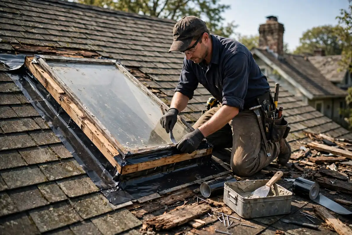 Reparación de fugas de Skylight en el centro de Sayreville, NJ