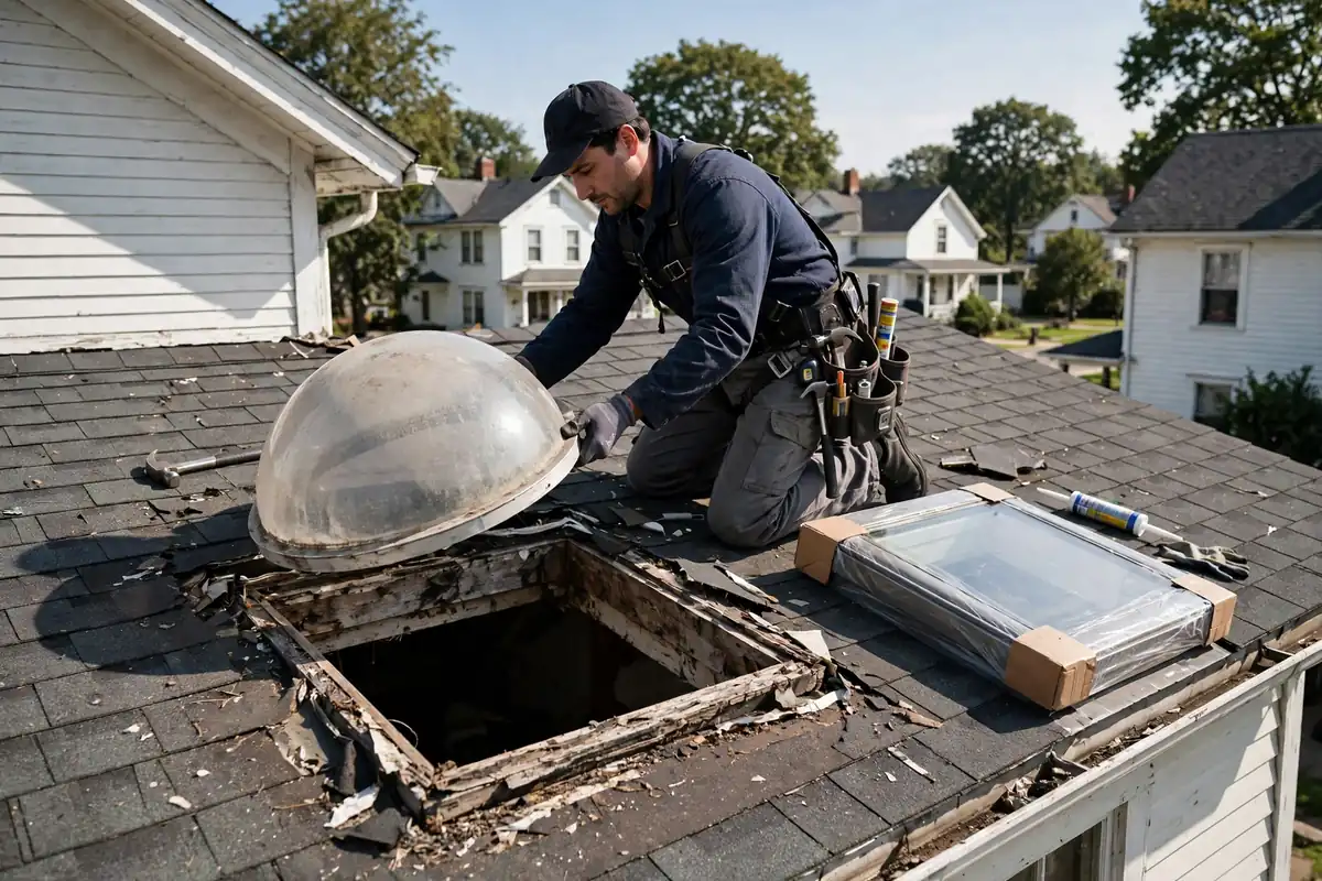 Reparación de fugas de Skylight en Melrose, NJ