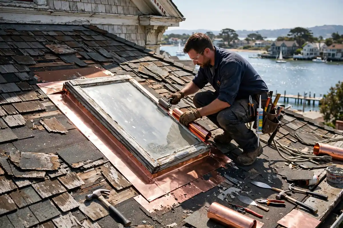Reparación de fugas de Skylight en South Amboy, NJ